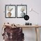Stupell Industries Palms in Rattan Planters 2 pc Framed Floater Canvas Wall Art Set Design by Kim Allen
